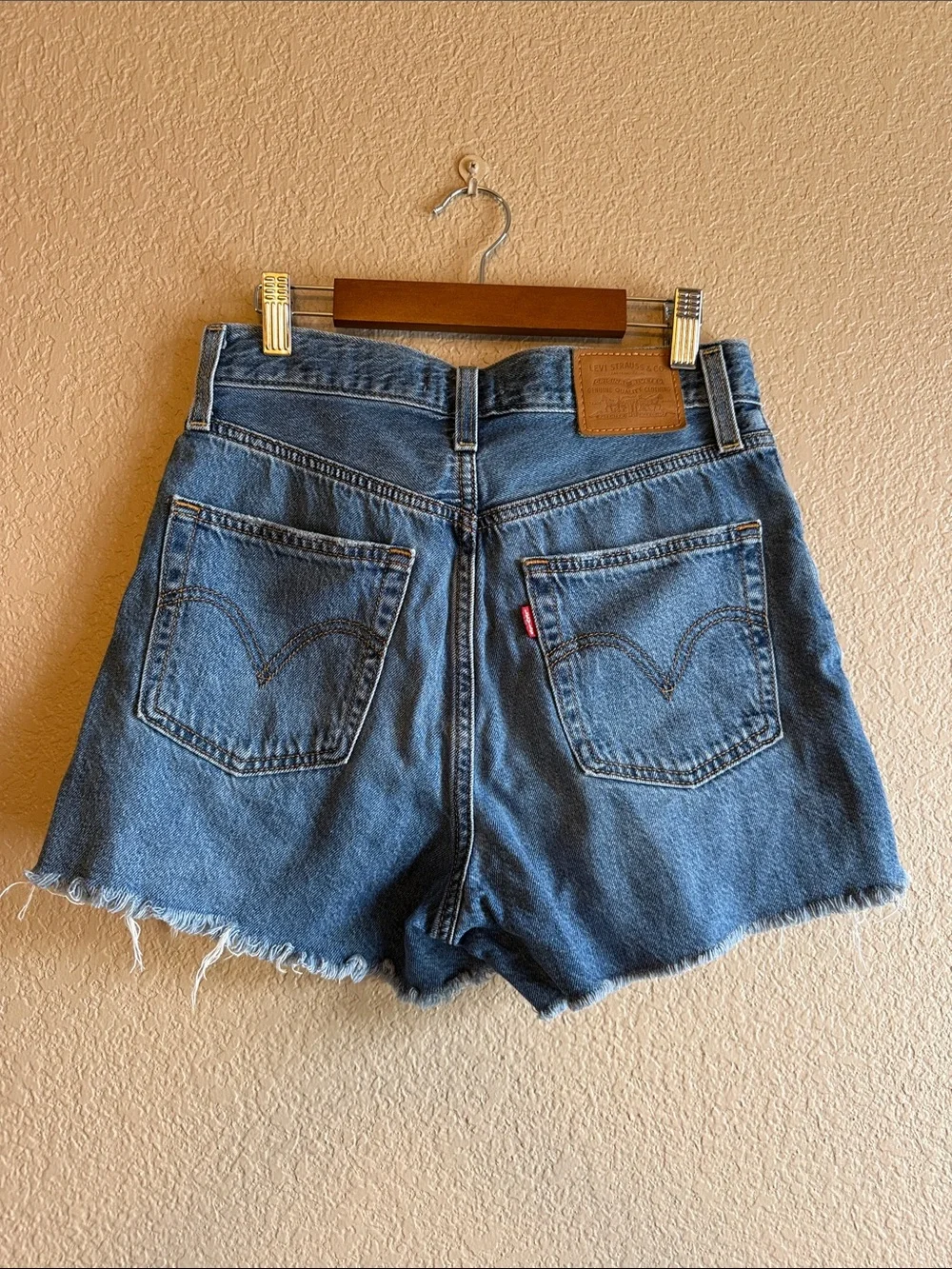 Levi's Ribcage Denim Shorts